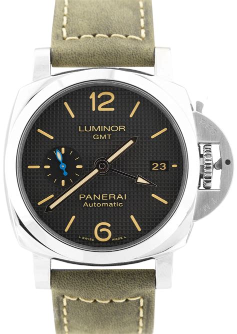 ziffernblatt panerai 1535|PAM01535 Panerai GMT 42mm Steel .